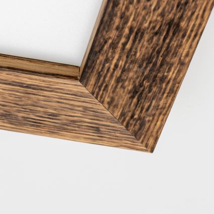 Eglo - LED Bevestigd lichtpaneel SALOBRENA-RW WOOD LED/17W/230V 2700/4000K 34x34 cm bruin