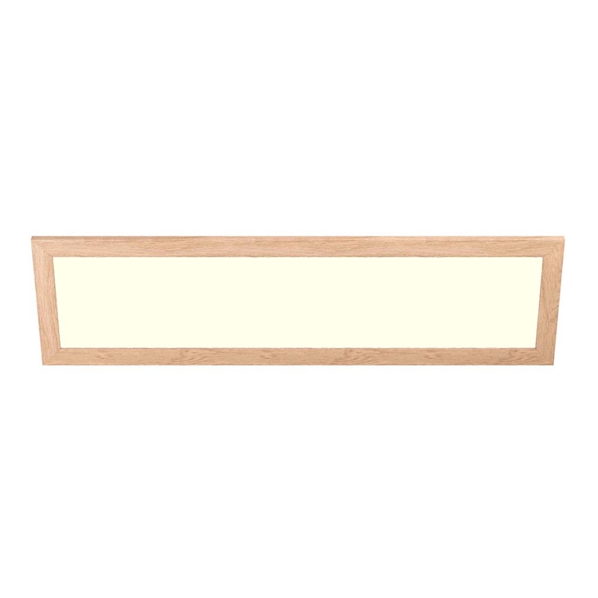 Eglo - LED Bevestigd lichtpaneel SALOBRENA-RW WOOD LED/34W/230V 2700/4000K 124x34 cm bruin