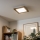 Eglo - LED Bevestigd lichtpaneel SALOBRENA-RW WOOD LED/17W/230V 2700/4000K 34x34 cm bruin