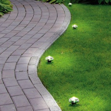 Eglo - LED buiten-decoratiesnoer, 9 LED, 10 m, IP65, warm wit