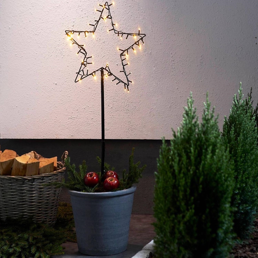 Eglo - LED buiten kerstdecoratie LED/3xAA IP44 ster