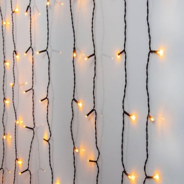 Eglo - LED buiten kerstgordijn 120x LED 1,8 m IP44 warm wit