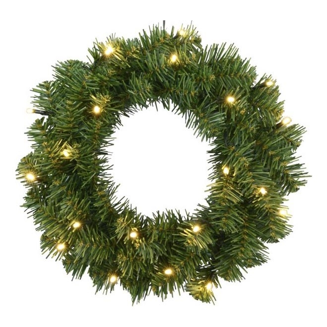Eglo - LED Buiten Kerstkrans met een sensor 20xLED/0,064W/3xAA IP44
