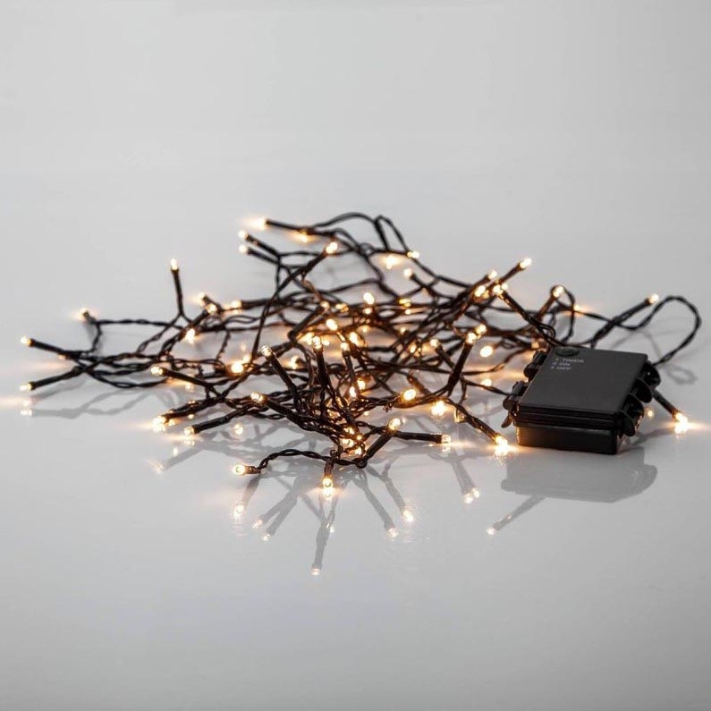 Eglo - LED Buiten kerstverlichting 80xLED/3xAA 6,1m IP44