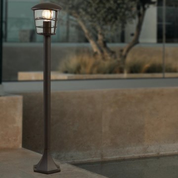 Eglo - LED buitenlamp 1xE27/8,5W/230V IP44 zwart