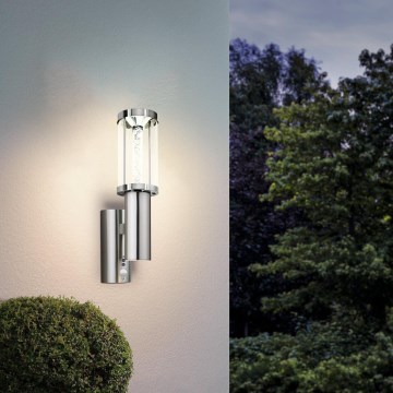 Eglo - LED-buitenlamp met bewegingssensor 1xGU10/3W + LED/3,7W IP44