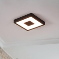 Eglo - LED Buitenplafondlamp LED/17W/230V IP44 zwart