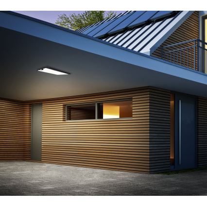 Eglo - LED buitenplafondlamp met sensor CASAZZA LED/18,5W/230V IP44