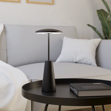 Eglo - LED Dimbaar aanraken buitenshuis lamp LED/2,8W/5V 2400K/3000K/4000K 5200 mAh IP54 zwart