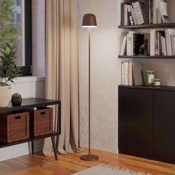 Eglo - LED Dimbaar buitenshuis oplaadbaar Staande lamp LED/4,3W/230V 2400/3000/4000K IP54 bruin