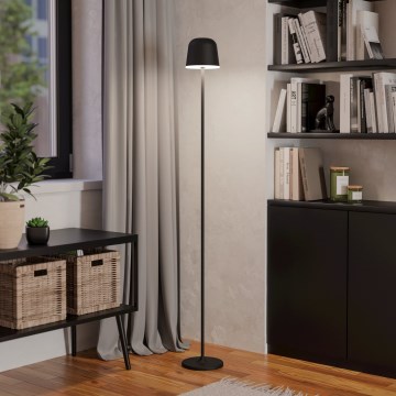 Eglo - LED Dimbaar buitenshuis oplaadbaar Staande lamp LED/4,3W/5V 2400/3000/4000K IP54 zwart