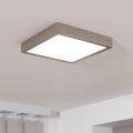 Eglo - LED Dimbaar Plafondlamp LED/17W/230V Mat Chroom
