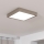 Eglo - LED Dimbaar Plafondlamp LED/17W/230V Mat Chroom