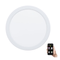 Eglo - LED-dimbare badkamer-inbouwspot LED/16,5W/230V IP44 ZigBee Ø 21,6 cm