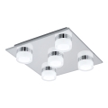 Eglo - LED Dimbare badkamer plafondverlichting 5xLED/5,4W/230V IP44