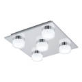 Eglo - LED Dimbare badkamer plafondverlichting 5xLED/7,2W/ IP44