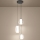 Eglo - LED Dimbare hanglamp aan kabel LED/7W/230V + 2xLED/5,5W + 3xLED/1,6W 2200-6500K zwart chroom