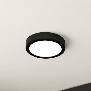Eglo - LED dimbare plafondlamp LED/11W/230V zwart