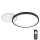 Eglo - LED Dimbare plafondlamp LED/15W/230V zwart + afstandsbediening