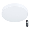 Eglo - LED dimbare plafondlamp LED/18W/230V + afstandsbediening
