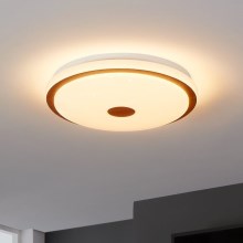 Eglo - LED Dimbare plafondlamp LED/24W/230V + afstandsbediening