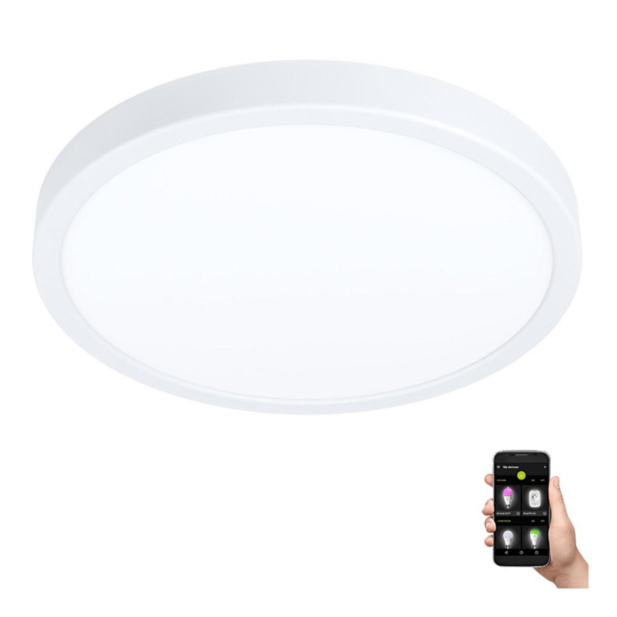 Eglo - LED dimbare plafondlamp voor de badkamer LED/19,5W/230V 2700–6500K IP44 ZigBee Ø 28,5 cm