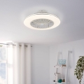 Eglo - LED-dimbare plafondventilator 3xLED/12,6W/230V 2700-6500K Ø 55 cm wit + afstandsbediening