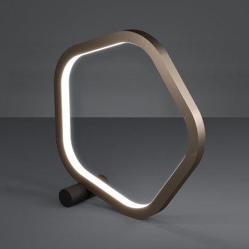 Eglo - LED-dimbare tafellamp LED/7W/230V messing