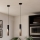 Eglo - LED Hanglamp aan een koord 1xGU10/4,5W/230V 3000K zwart/bruin