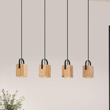 Eglo - LED Hanglamp aan een koord 4xGU10/3W/230V