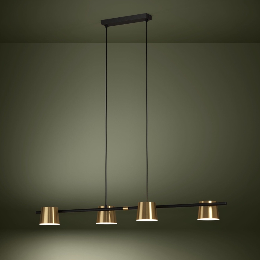 Eglo - LED Hanglamp aan een koord 4xGU10/4,6W/230V 3000K goud