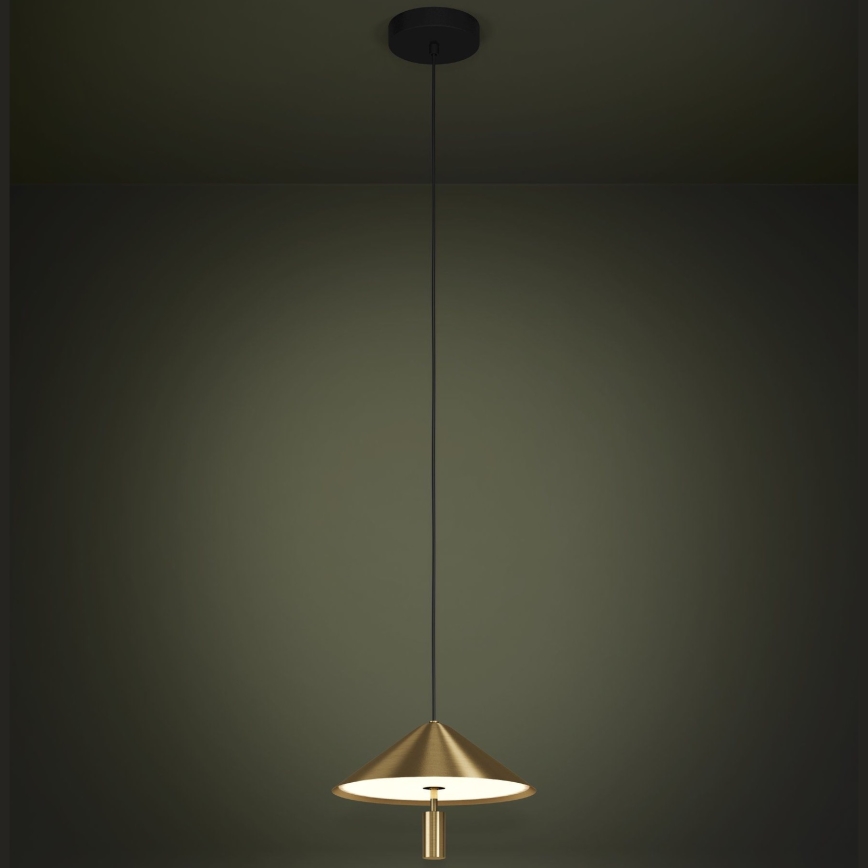 Eglo - LED Hanglamp aan een koord LED/12W/230V 3000K goud
