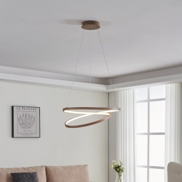 Eglo - LED Hanglamp aan een koord LED/36W/230V 3000K beige