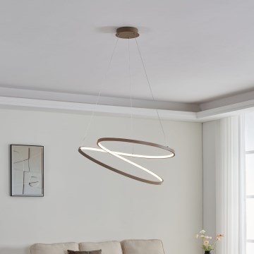 Eglo - LED Hanglamp aan een koord LED/42W/230V 3000K beige