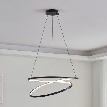 Eglo - LED Hanglamp aan een koord LED/42W/230V 3000K zwart