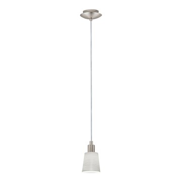 Eglo - LED Hanglamp aan een koord MY CHOICE 1xE14/4W/230V  mat chroom/crème