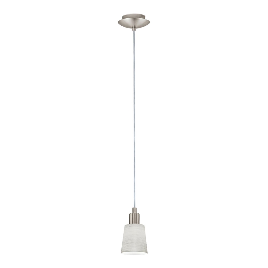 Eglo - LED Hanglamp aan een koord MY CHOICE 1xE14/4W/230V  mat chroom/crème