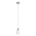 Eglo - LED Hanglamp aan een koord MY CHOICE 1xE14/4W/230V  mat chroom/wit