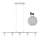 Eglo - LED Hanglamp aan een koord MY CHOICE 5xE14/4W/230V mat chroom