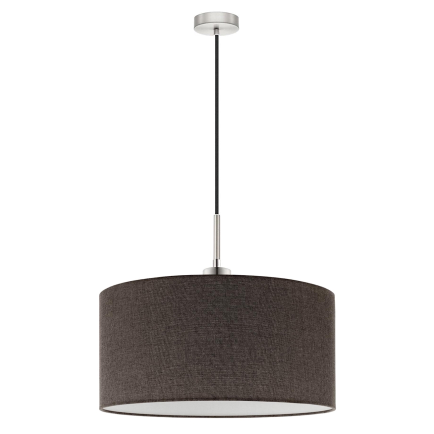 Eglo - LED Hanglamp aan een koord TUNJA 1xE27/60W/230V bruin