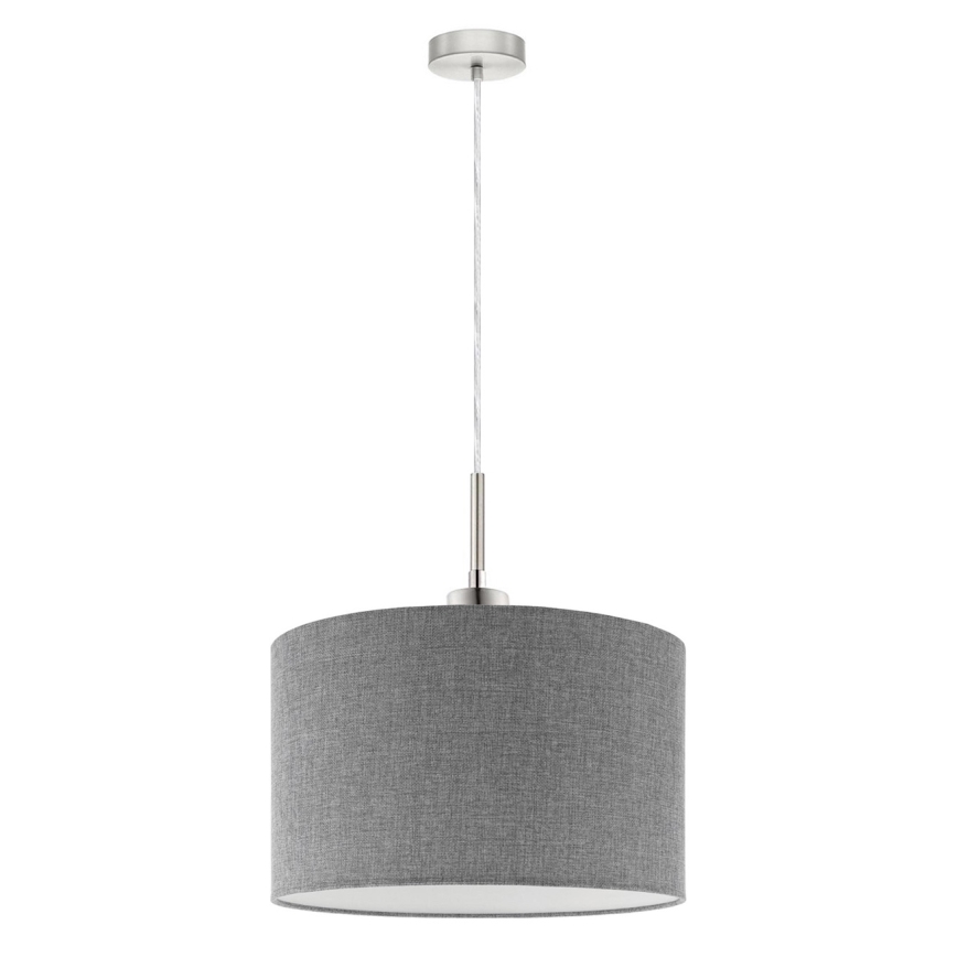 Eglo - LED Hanglamp aan een koord TUNJA 1xE27/60W/230V grijs