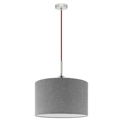 Eglo - LED Hanglamp aan een koord TUNJA 1xE27/60W/230V grijs