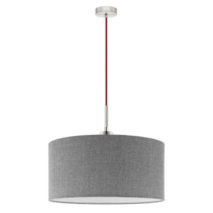 Eglo - LED Hanglamp aan een koord TUNJA 1xE27/60W/230V grijs