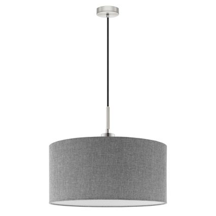 Eglo - LED Hanglamp aan een koord TUNJA 1xE27/60W/230V grijs