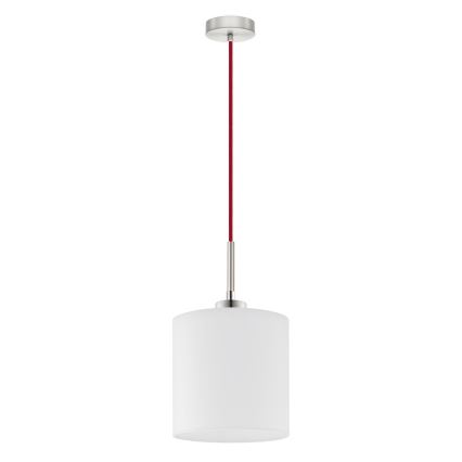 Eglo - LED Hanglamp aan een koord TUNJA 1xE27/60W/230V wit