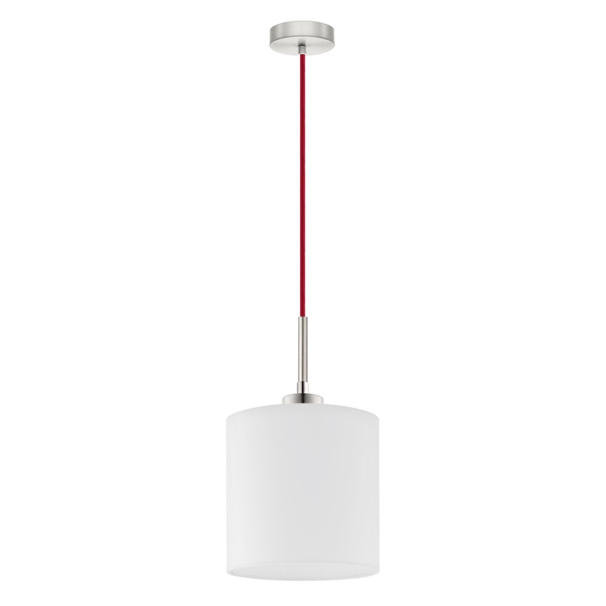 Eglo - LED Hanglamp aan een koord TUNJA 1xE27/60W/230V wit