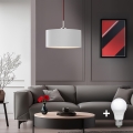 Eglo - LED Hanglamp aan een koord TUNJA 1xE27/60W/230V wit