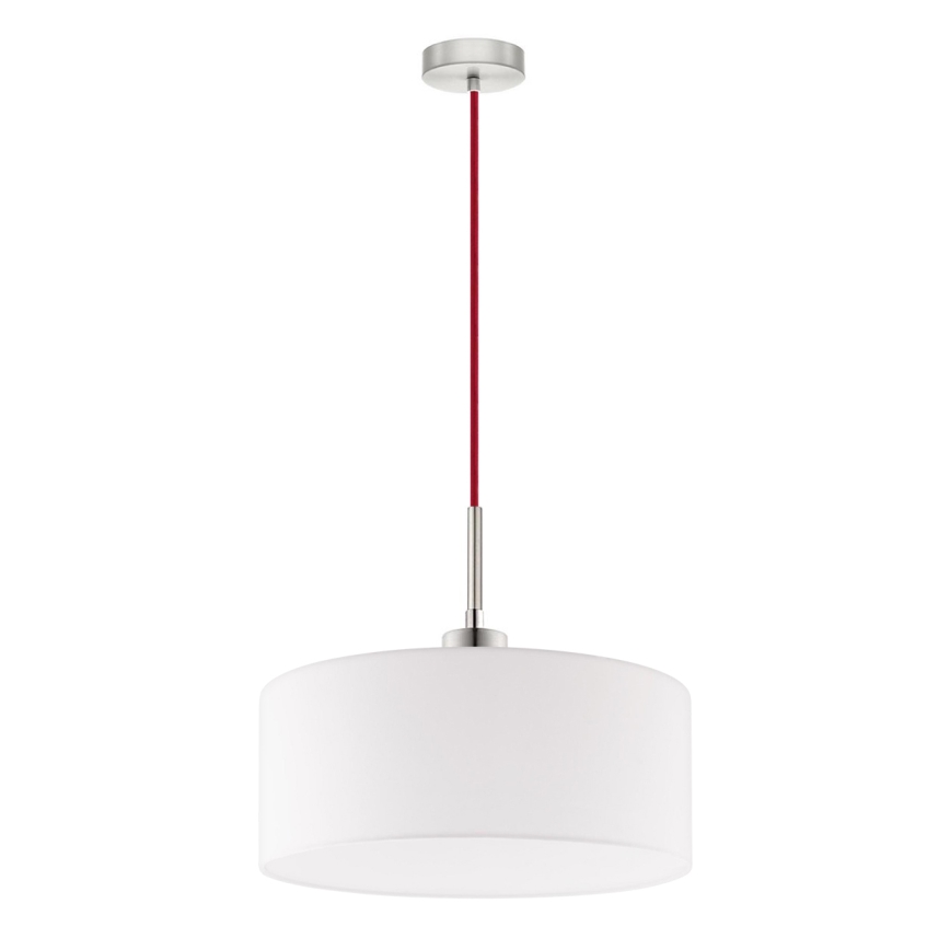 Eglo - LED Hanglamp aan een koord TUNJA 1xE27/60W/230V wit