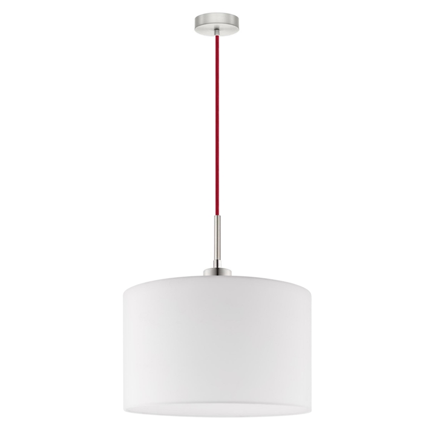 Eglo - LED Hanglamp aan een koord TUNJA 1xE27/60W/230V wit