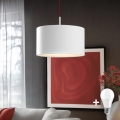 Eglo - LED Hanglamp aan een koord TUNJA 1xE27/60W/230V wit